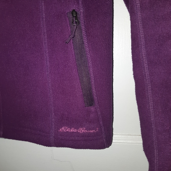 🌺Moving Sale!🪴 Purple Eddie Bauer Fleece sweater - Picture 3 of 8